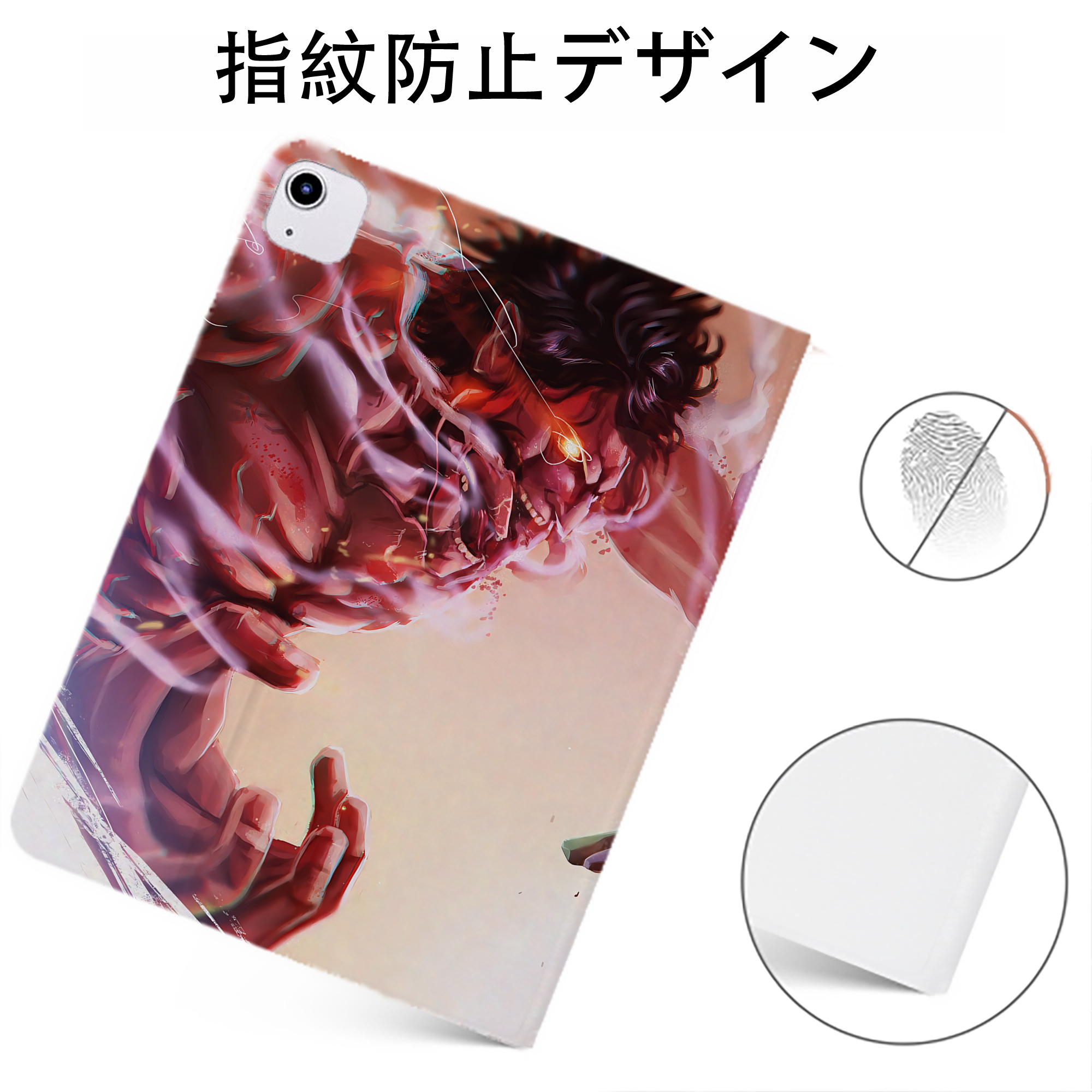 （画像用） EVA 新世紀エヴァンゲリオン IPadケース ペンホルダー付き ブックスタイルデザイン